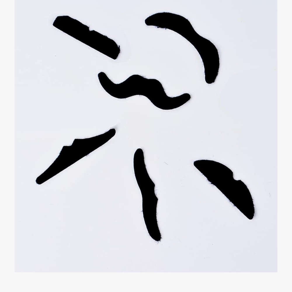 Self Adhesive Mustache Set 2 Pks Of 6 - Picture 5 of 5